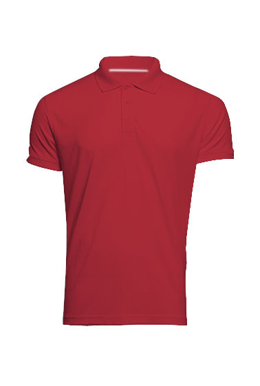 SPORT POLO PIQUE MAN rosso